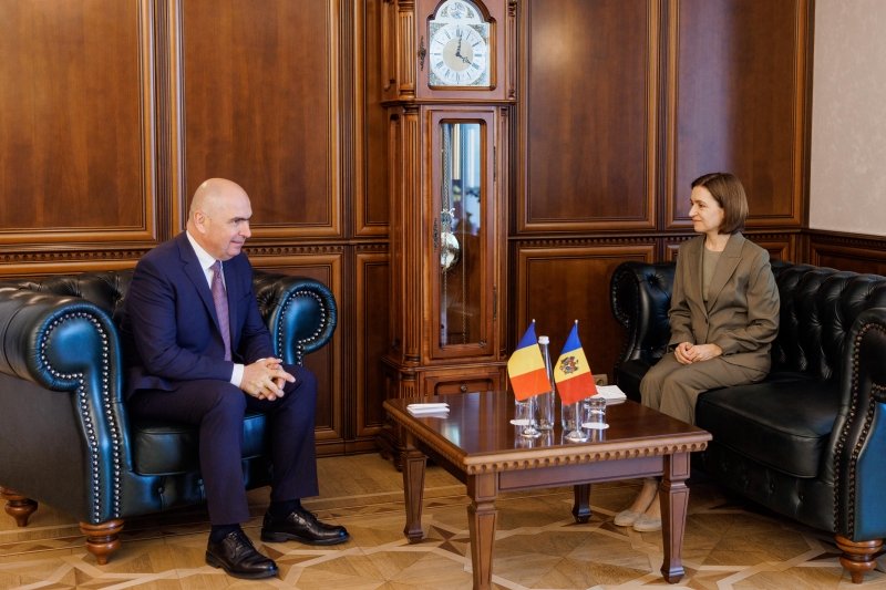 Maia Sandu și Ilie Bolojan, întrevedere la Chișinău. Oficialii au discutat despre proiecte comune și securitate