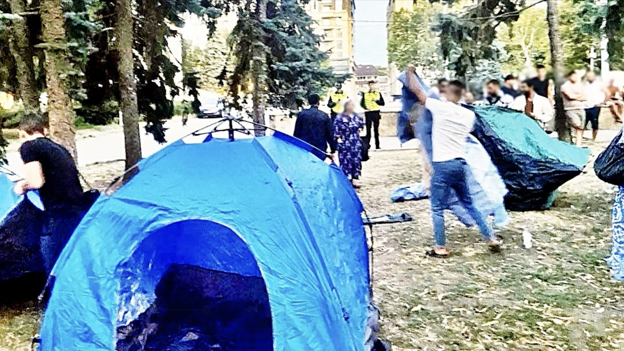 43 de persoane, documentate la protestul organizat de fugarul Ilan Șor