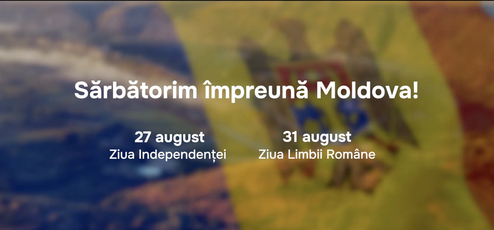 VIDEO Sărbătorim împreună Moldova” – campania ONE TV de Ziua Independenței și Ziua Limbii Române