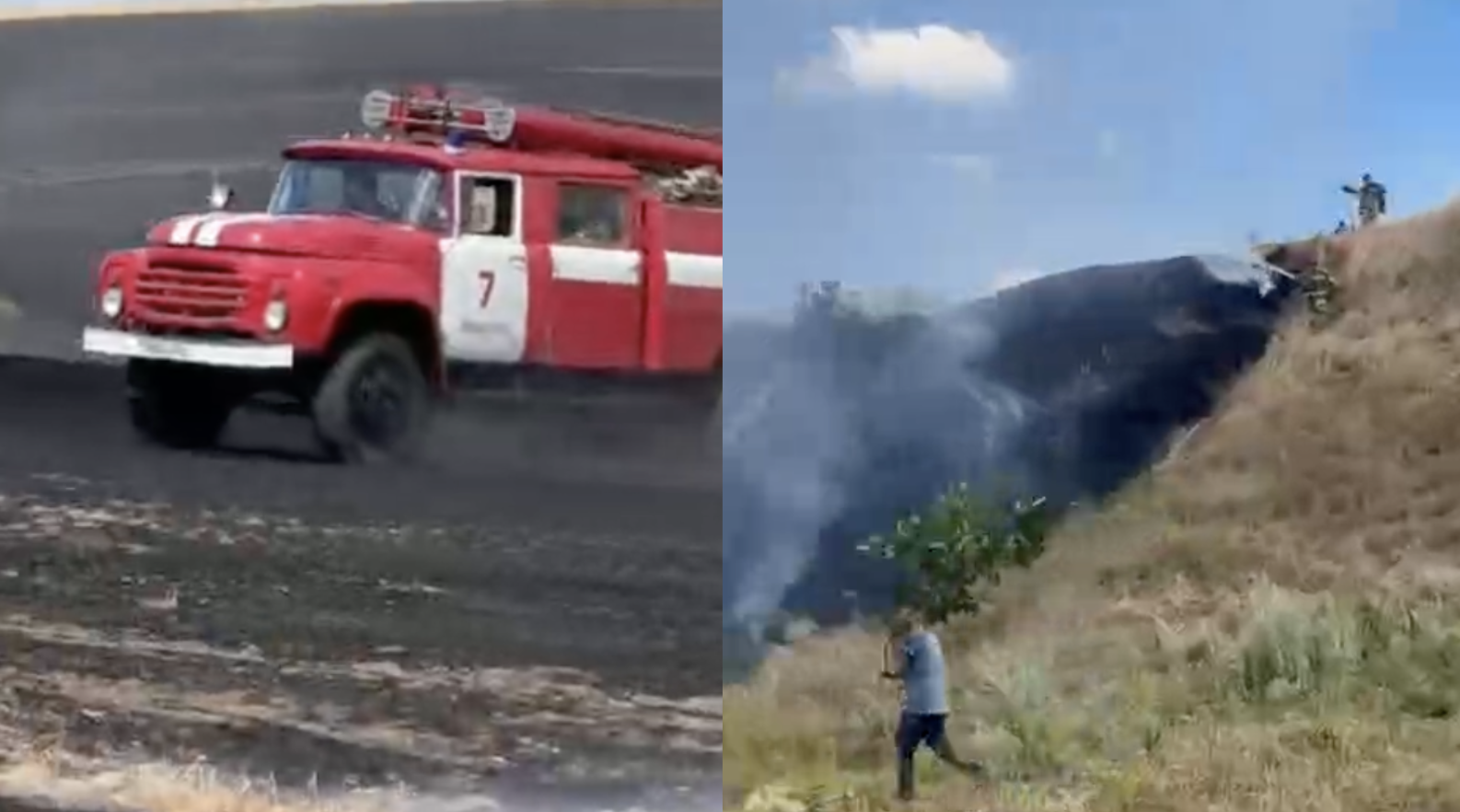 Incendiu puternic la Dubăsari. Localnicii au intervenit alături de pompieri