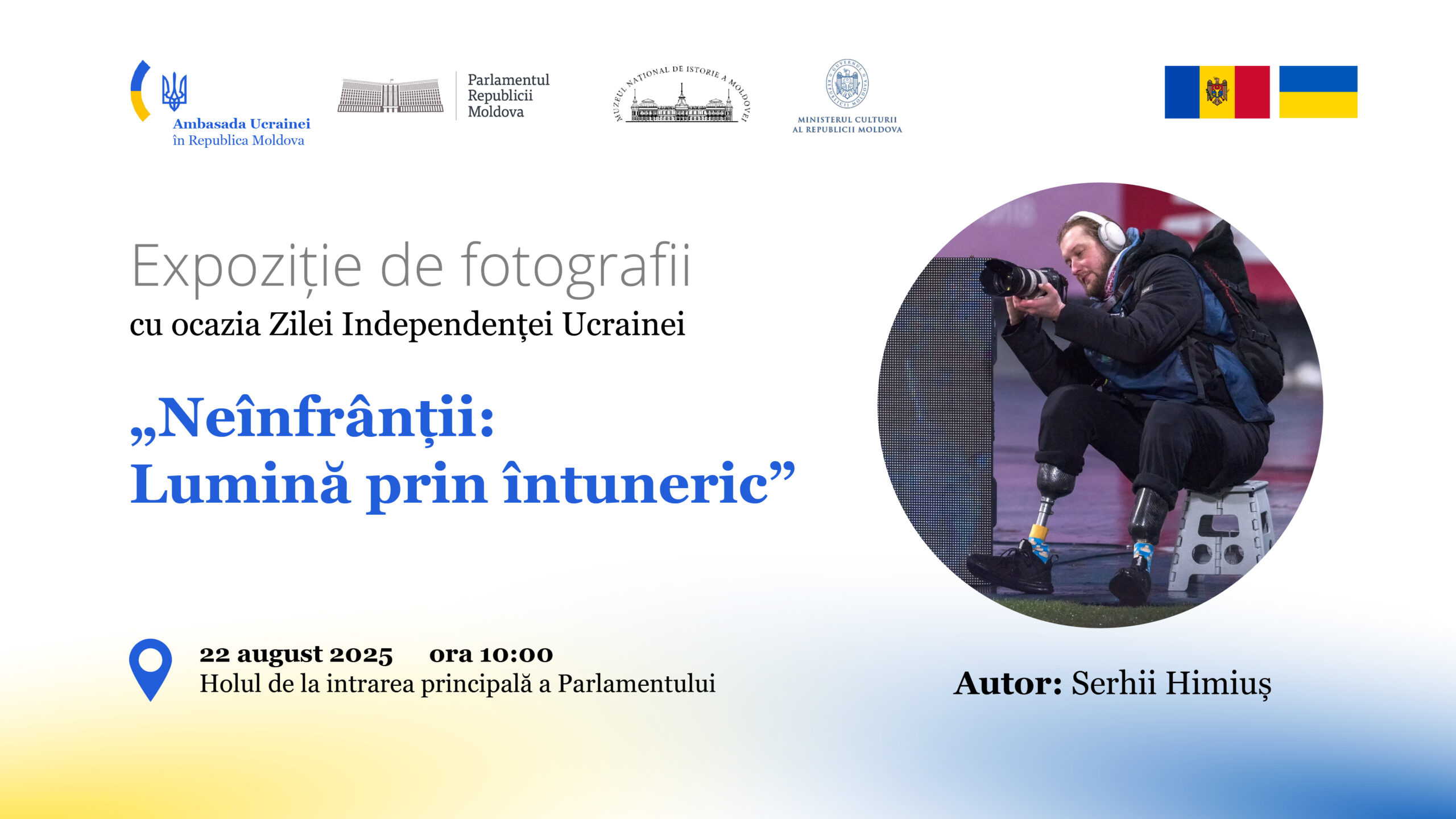 În Capitală va fi inaugurată expoziția „Neînfrânții: Lumină prin întuneric”