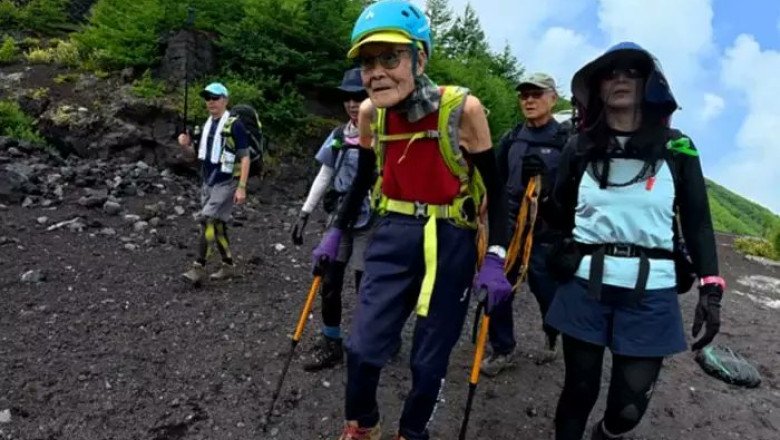 Record la 102 ani. Un japonez a devenit cel mai în vârstă om care a ajuns pe vârful Muntelui Fuji