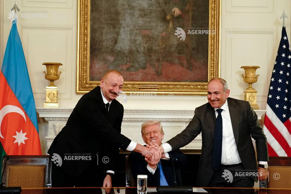 Acord istoric de pace între Armenia și Azerbaidjan, semnat la Casa Albă sub medierea lui Donald Trump