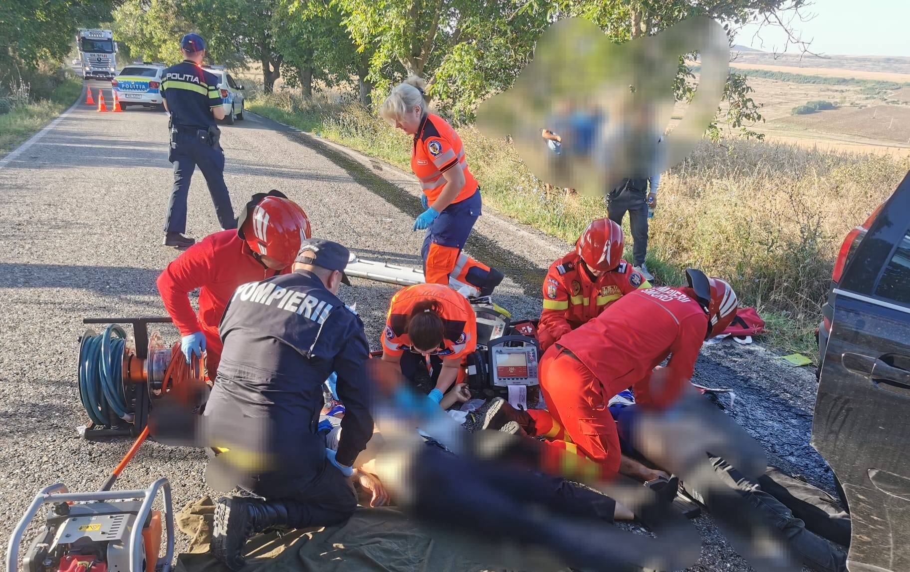 Trei cetățeni moldoveni au murit într-un accident rutier în județul Botoșani