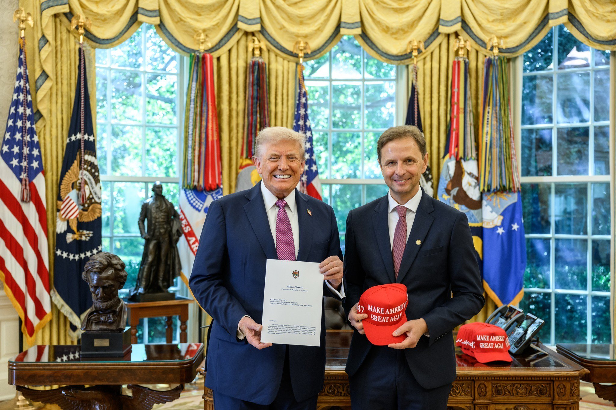 Ambasadorul Vlad Kulminski și-a prezentat scrisorile de acreditare președintelui SUA, Donald Trump