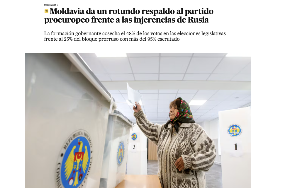 Presa internațională: Moldova alege ferm direcția europeană, în ciuda presiunilor ruse