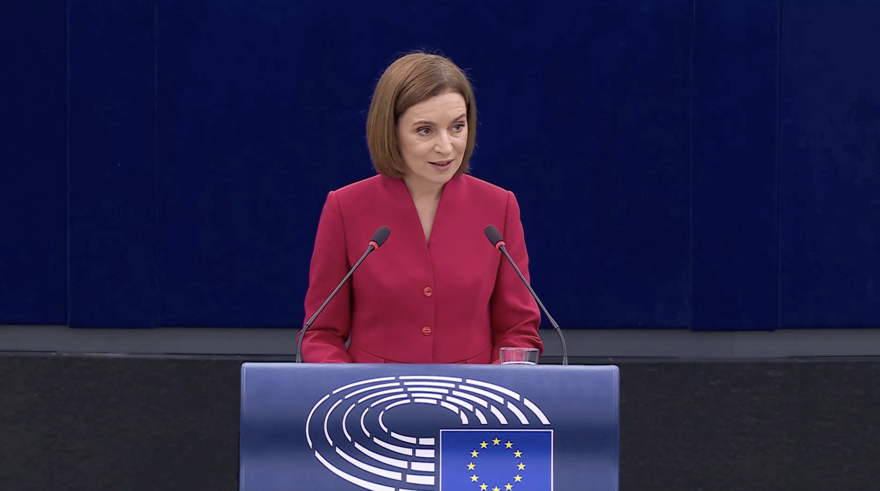 Sandu, în Parlamentul European: ”Alegerile vor arăta dacă ne consolidăm ca democrație sau ne destabilizează Rusia”