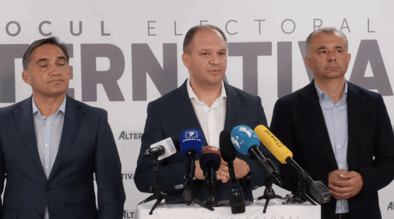 Liderii blocului ”Alternativa”, declarații după închiderea secțiilor de votare