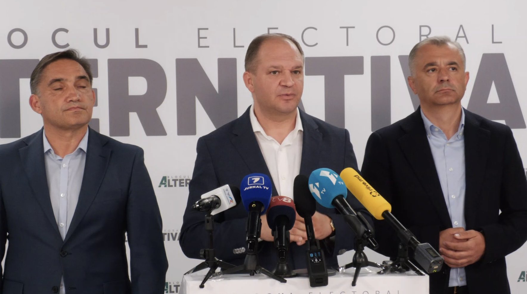 Liderii blocului ”Alternativa”, declarații după închiderea secțiilor de votare