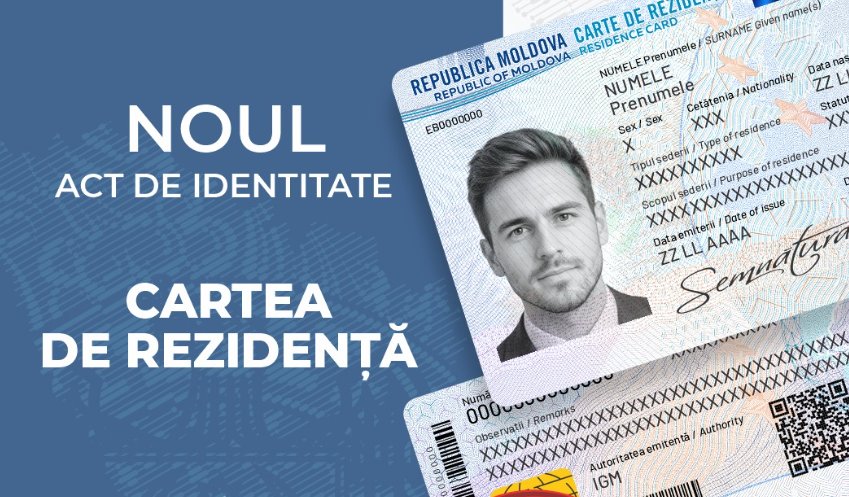 Modelul Cărții de rezidență și modelele de pașapoarte și acte de călătorie cu coduri noi, aprobate de Guvern