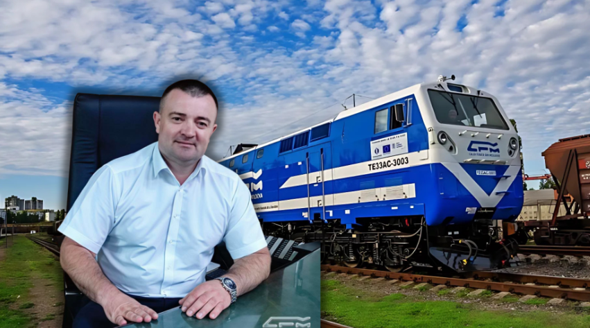 Serghei Cotelinic, noul director al Întreprinderii de Stat „Calea Ferată din Moldova”