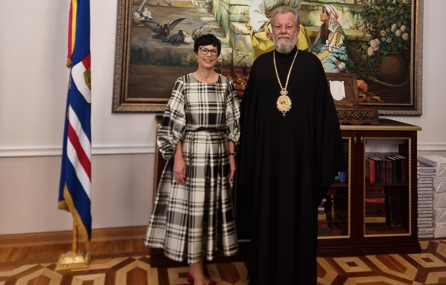 Mitropolitul Vladimir s-a întâlnit cu comisarul european Marta Kos