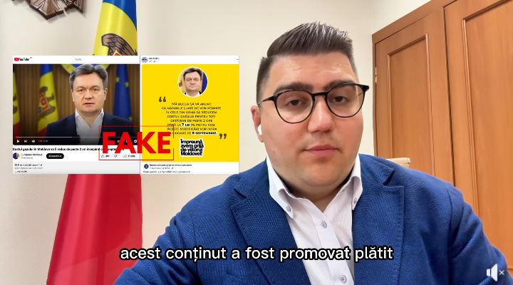 Guvernul avertizează: Un video fals, care îl înfățișează pe premierul Recean, circulă pe Facebook și YouTube
