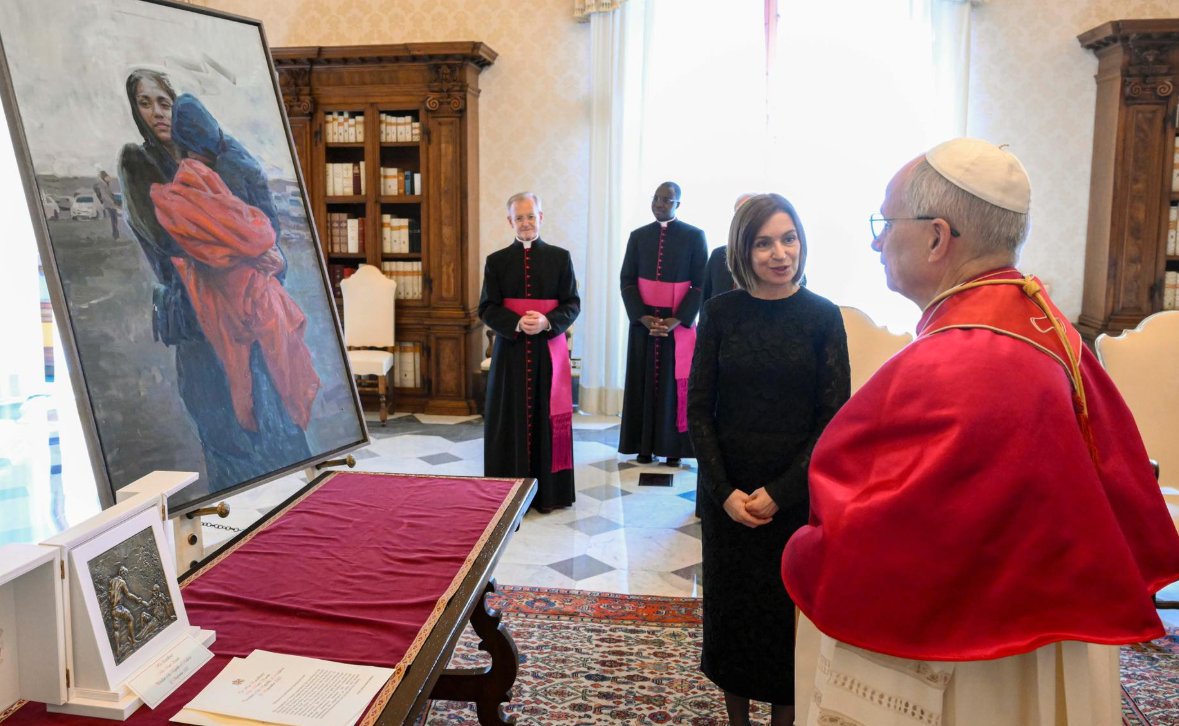 Precizări de la Președinție: Costurile privind vizita Maiei Sandu la Vatican, acoperite integral de familia Președintei