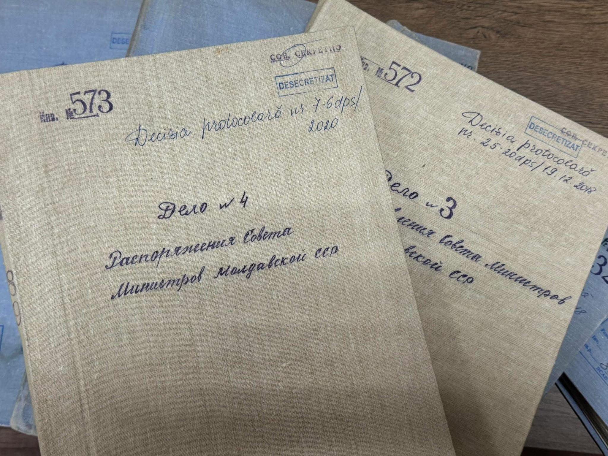 956 de dosare „Strict Secret” din perioada RSS Moldovenești, transmise la Arhivele Naționale