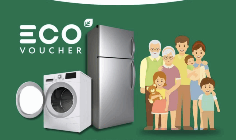 O nouă sesiune EcoVoucher: 550 de familii vor primi vouchere de 6.000 de lei pentru electrocasnice eficiente