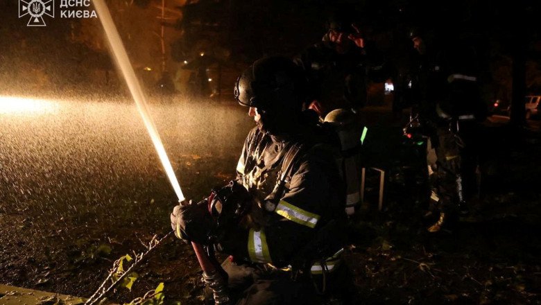 Atac cu rachete balistice ruseşti asupra Kievului: incendii, morți și răniți
