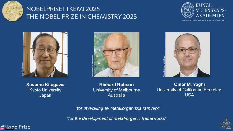 Premiul Nobel pentru Chimie pe anul 2025 a fost câștigat de trei cercetători. Cine sunt aceștia
