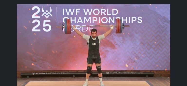 Marin Robu a cucerit bronzul la Campionatul Mondial de Haltere 2025