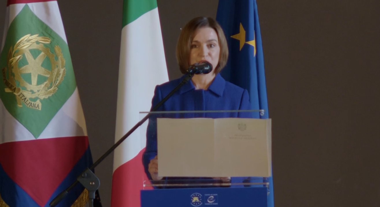 Maia Sandu, la a 35-a aniversare a Comisiei de la Veneția: Există două pericole majore care amenință democrația 