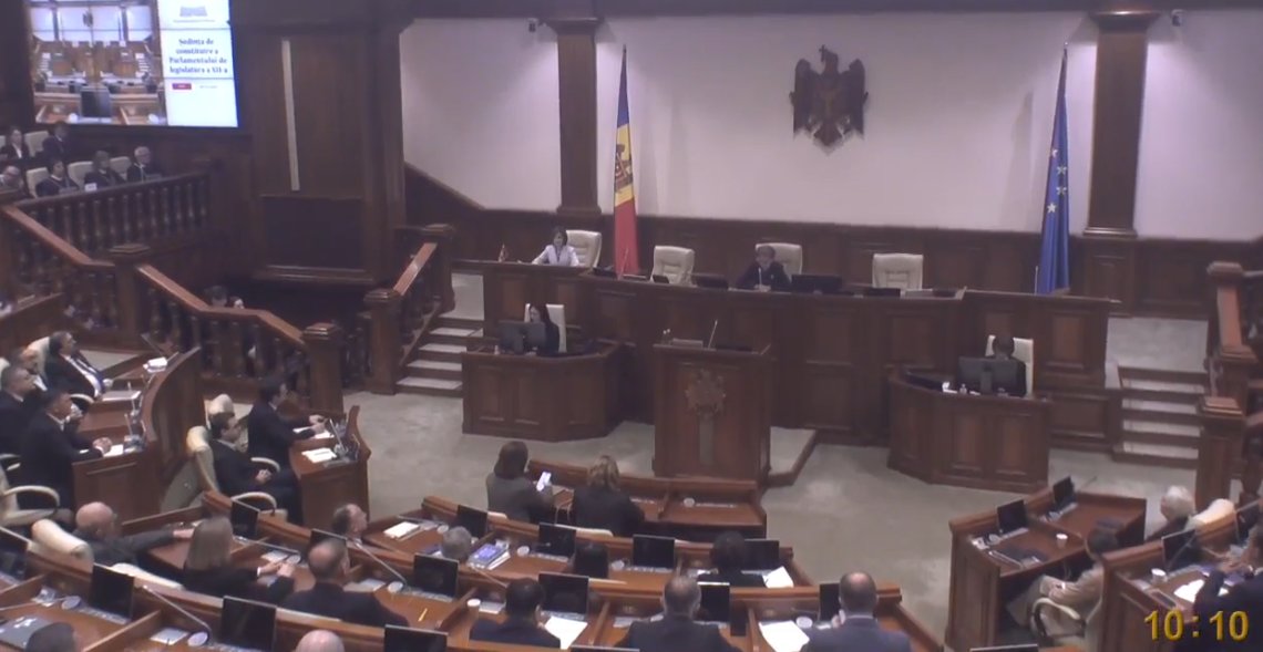 Noul Parlament al Republicii Moldova, CONSTITUIT. Declarațiile lui Greceanîi și Manole