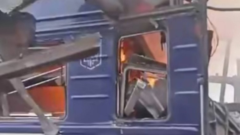 Rușii au atacat cu drone un tren de pasageri din Sumî: Sunt cel puțin 30 de răniți