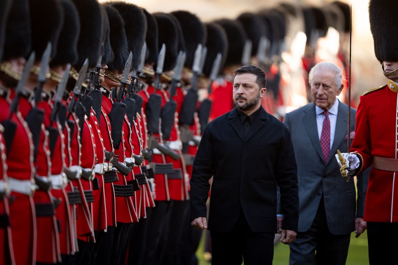 Zelenski, primit de Regele Charles la Windsor înaintea Summitului Coaliției Voluntarilor de la Londra