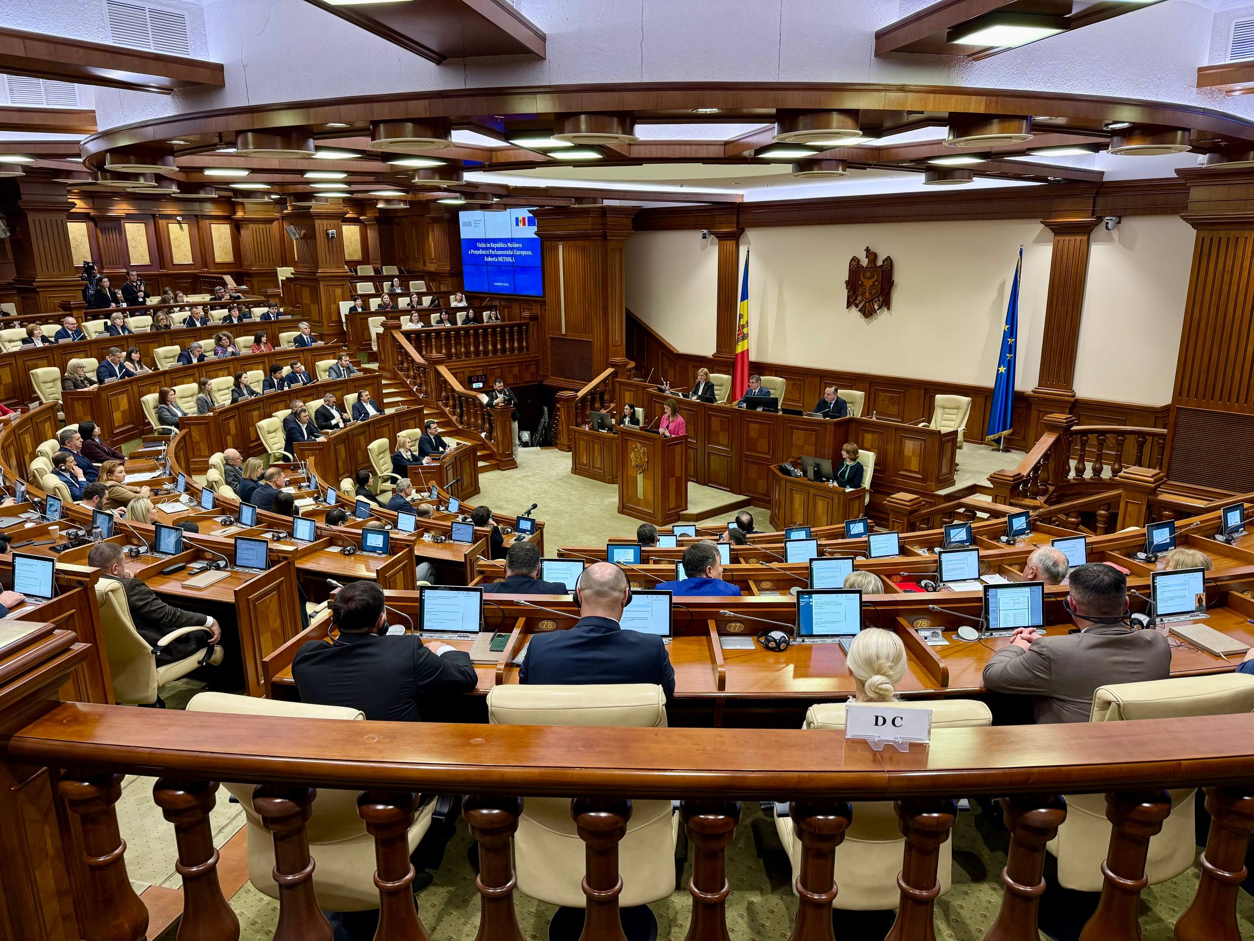 Roberta Metsola a anunțat inaugurarea oficială a Biroului Parlamentului European la Chișinău