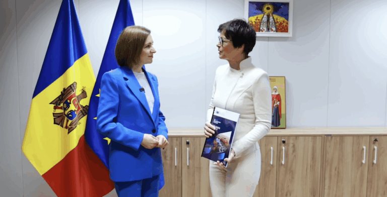 Comisarul European Marta Kos a felicitat-o pe Maia Sandu pentru progresele Moldovei în procesul de aderare la UE