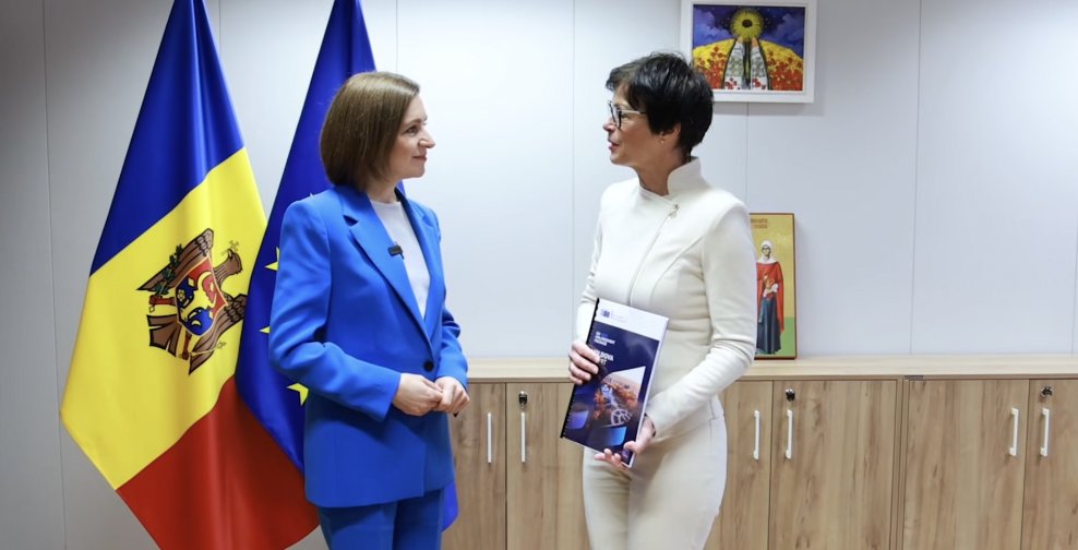 Comisarul European Marta Kos a felicitat-o pe Maia Sandu pentru progresele Moldovei în procesul de aderare la UE