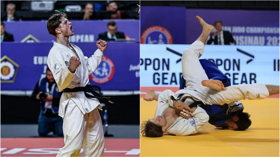 Mihail Latîșev a cucerit argintul pentru Moldova la Campionatul European de Judo U23, desfășurat la Chișinău