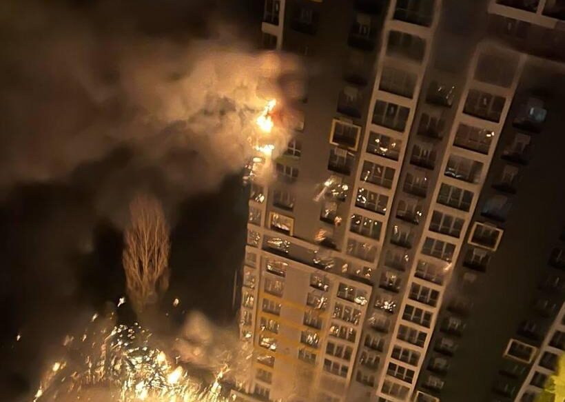 Kievul, lovit de un atac masiv: o persoană a murit, iar cel puţin 15 au fost rănite