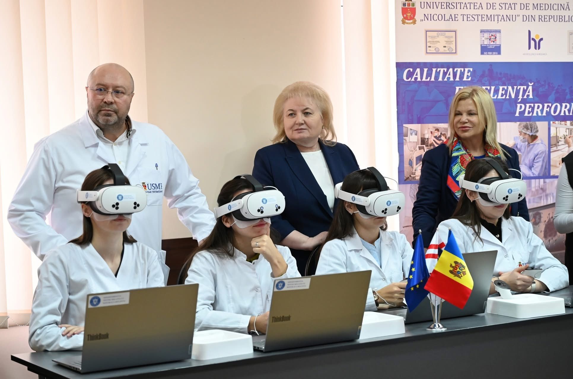 USMF a inaugurat două săli moderne de medicină virtuală. Echipamentele, oferite de DRRM pentru studenți