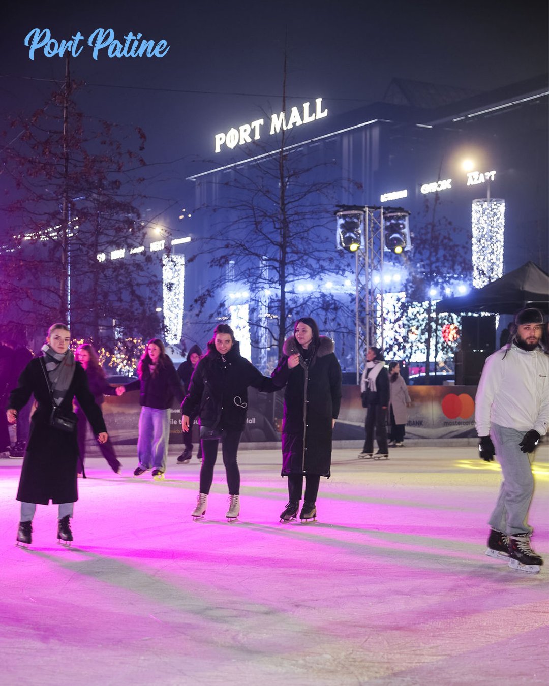 (P) VIDEO Cel Mai Mare și Modern Patinoar din țară – deschis la PORT MALL