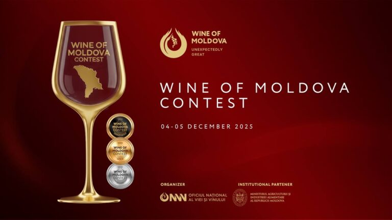 Chișinăul găzduiește Wine of Moldova Contest 2025. Vor participa 63 de producători din țara noastră