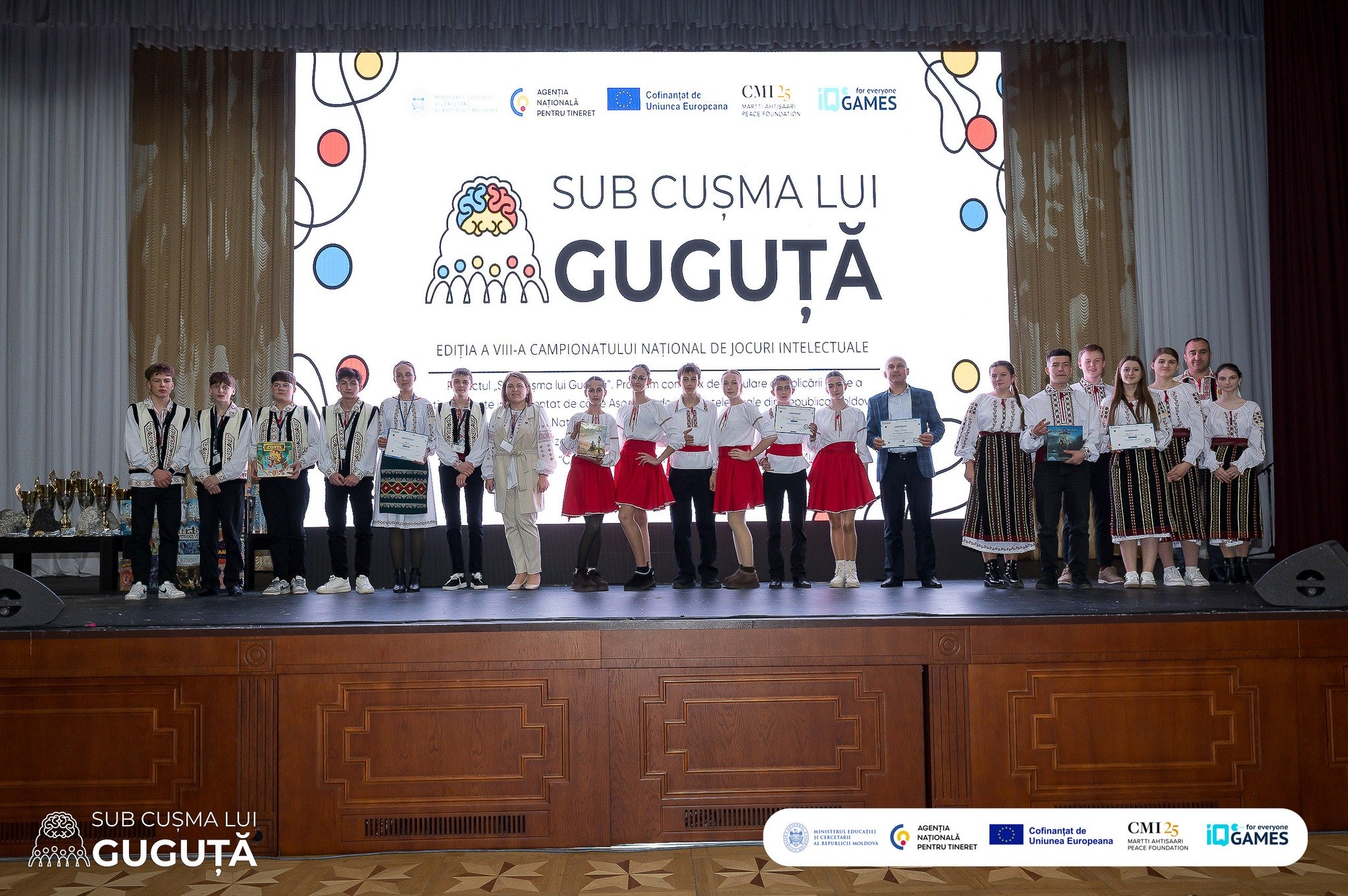 Peste 250 de tineri au participat la Finala Campionatului „Sub cușma lui Guguță”