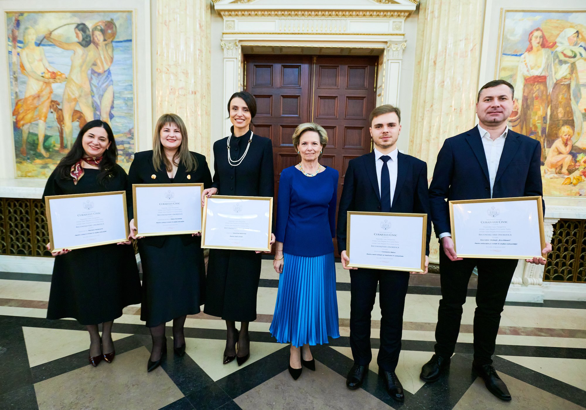 Cinci moldoveni, premiați de Familia Regală a României la Seara Regală a Curajului Civic