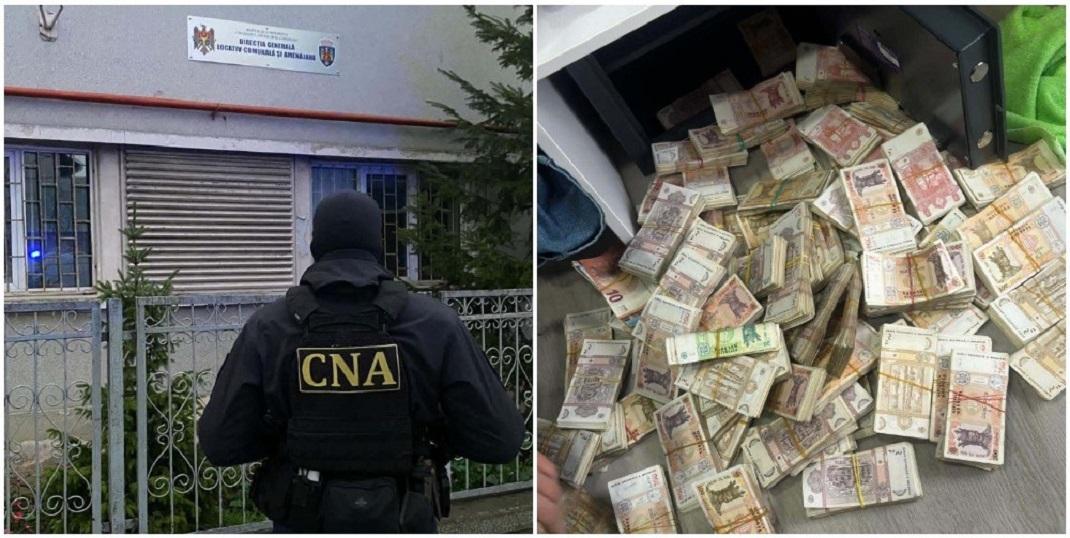 Suma mare de bani care a fost ridicată în urma perchezițiilor la Direcția Locativ-Comunală din Chișinău