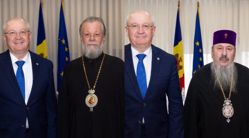 Premierul, în dialog cu Mitropolitul Basarabiei și cu Mitropolitul Moldovei: ,,Putem fi alături de cei vulnerabili”