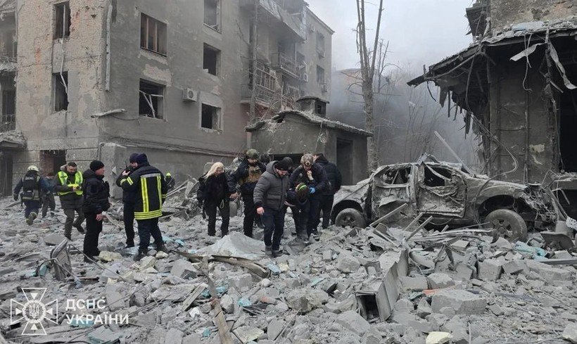 O centrală electrică de mari dimensiuni din Harkov a fost distrusă de forțele ruse