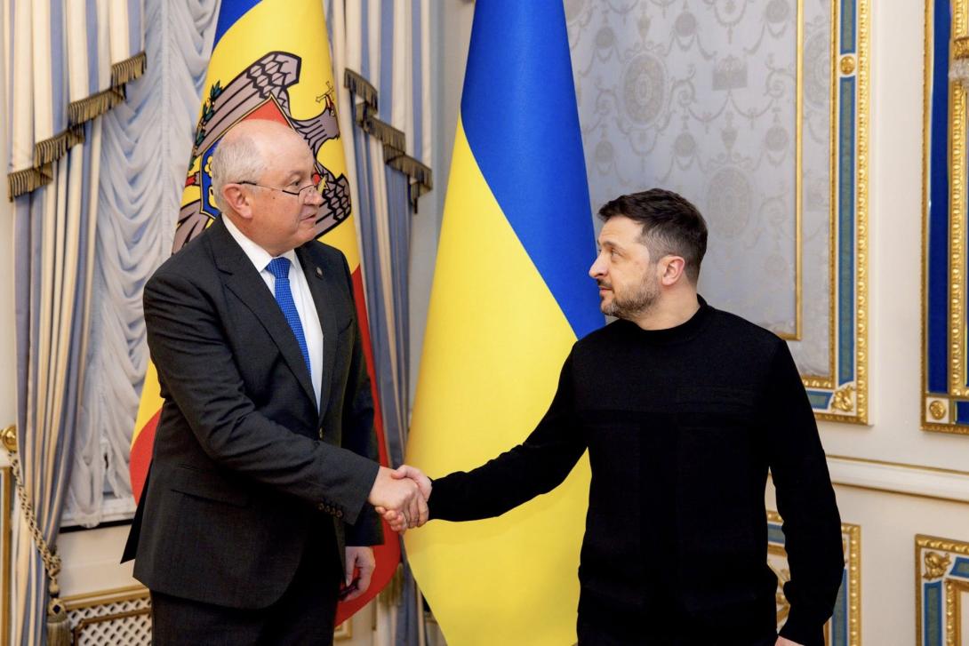 Munteanu și Zelenski s-au întâlnit la Kyiv. Sprijin reciproc pentru integrarea europeană