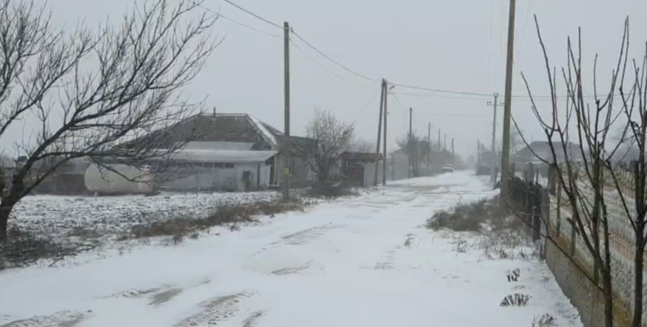 Ninge și viscolește în sudul țării. Elevii au rămas acasă