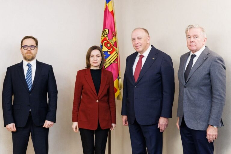 Sprijin pentru aderarea la UE, reafirmat la Chișinău: Maia Sandu s-a întâlnit cu deputați lituanieni