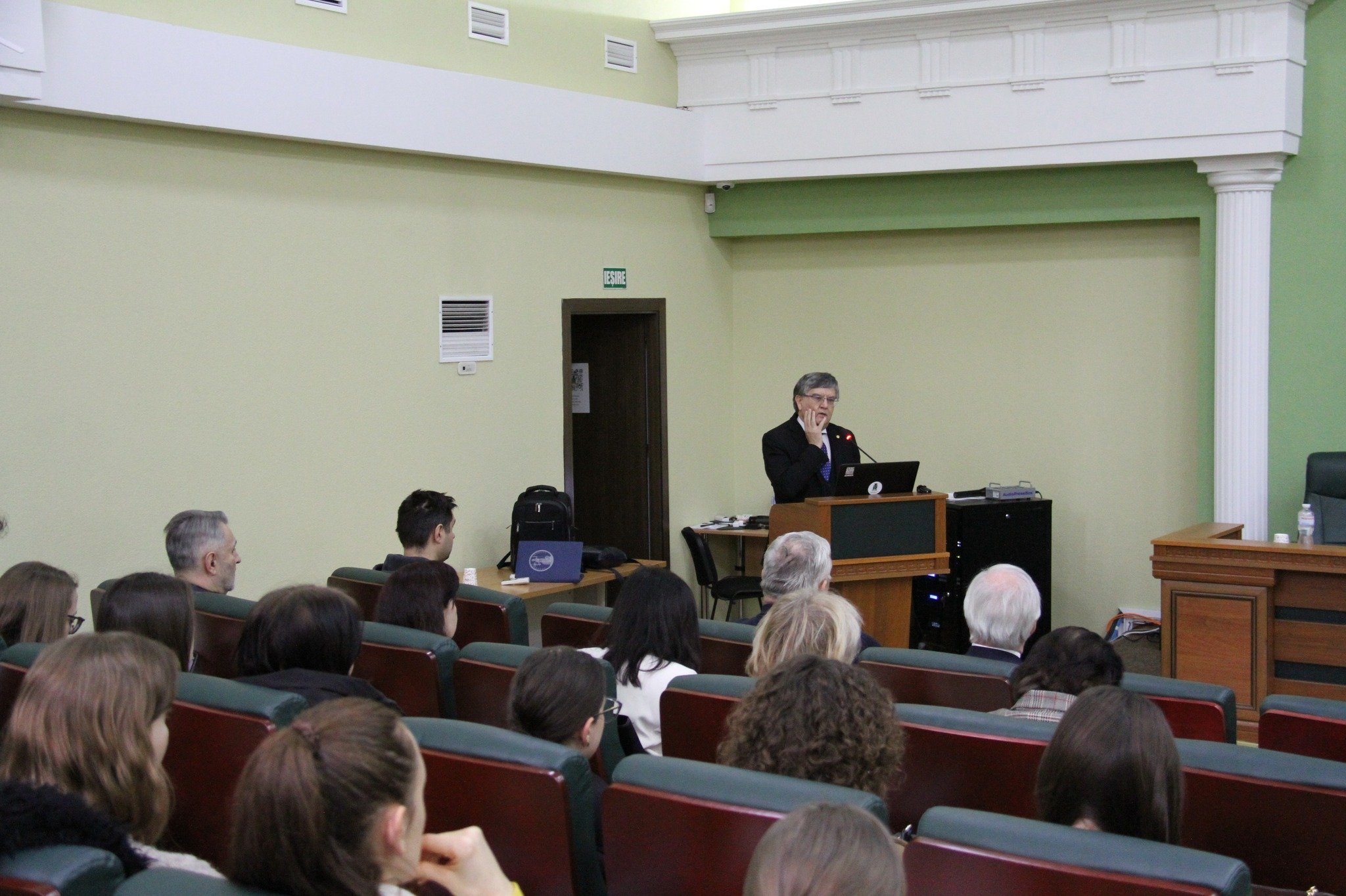 Vicepreședintele Academiei Române, Mircea Dumitru, lecție la USM despre judecata morală în societatea contemporană