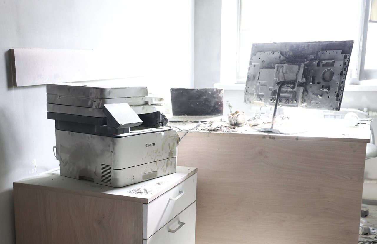 Incendiu într-un birou al Ministerului Sănătății. Pompierii au intervenit de urgență