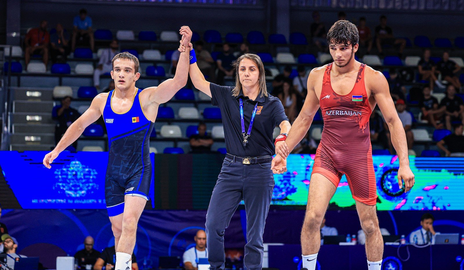 Aur pentru Republica Moldova la Campionatul European U-23. Alexandr Gaidarlî a devenit campion la lupte libere