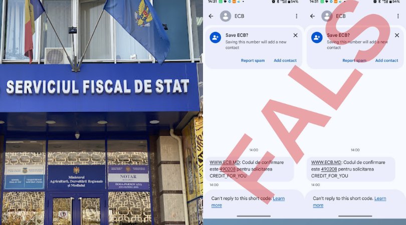 Atenție la fraude! Persoane necunoscute se dau drept angajați ai SFS și cer coduri prin telefon