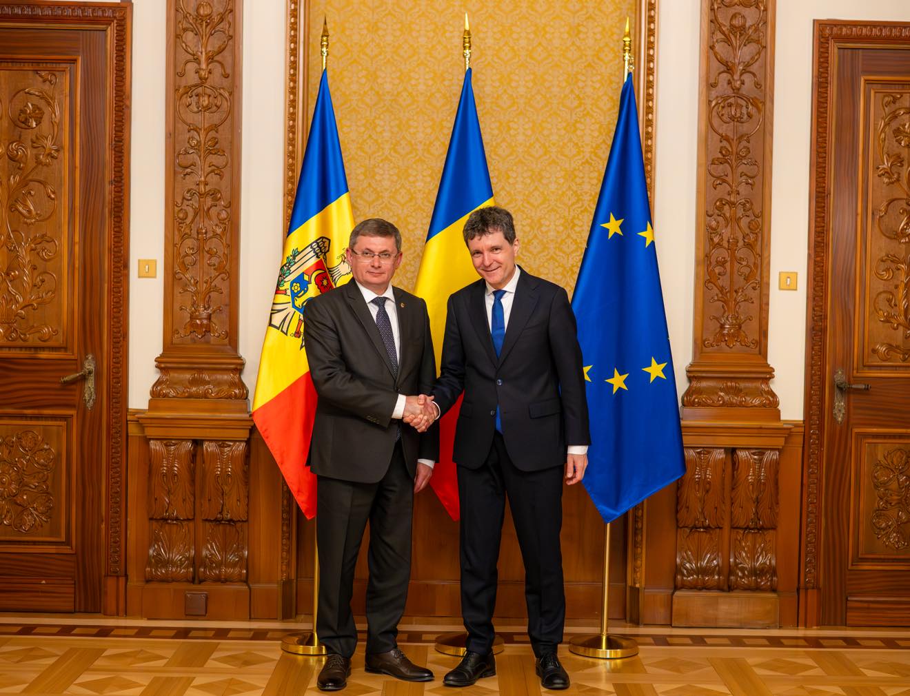 Întrevedere la Cotroceni: sprijinul României pentru Moldova, discutat de Grosu și Nicușor Dan