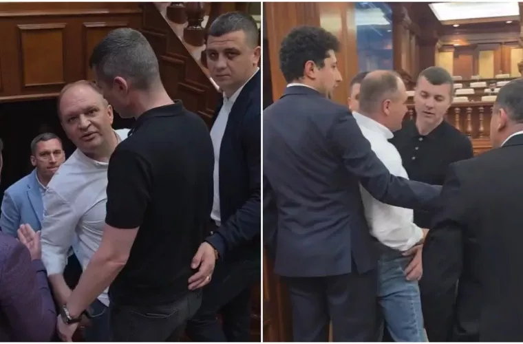 Ion Ceban a dat buzna în Parlament și a încercat să țină un discurs de la tribună. A fost scos din sală