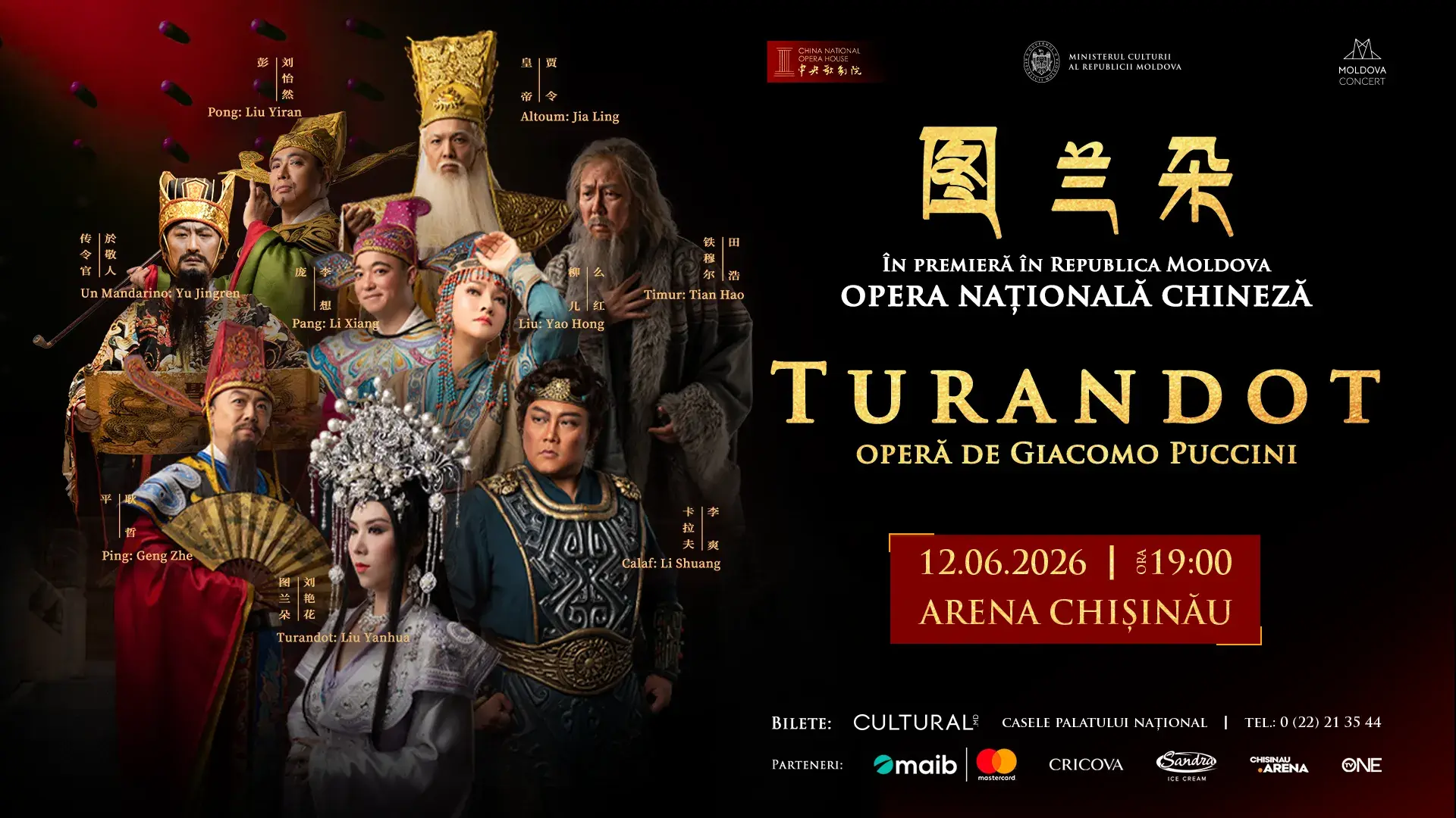 VIDEO Premieră culturală la Chișinău: Opera „Turandot” ajunge pe scena Arena Chișinău